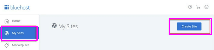 Bluehost Sites
