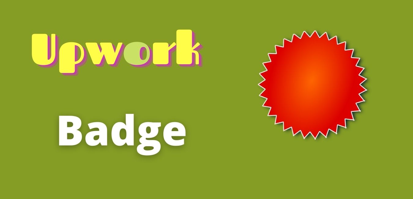 Upwork badge for top rated status 