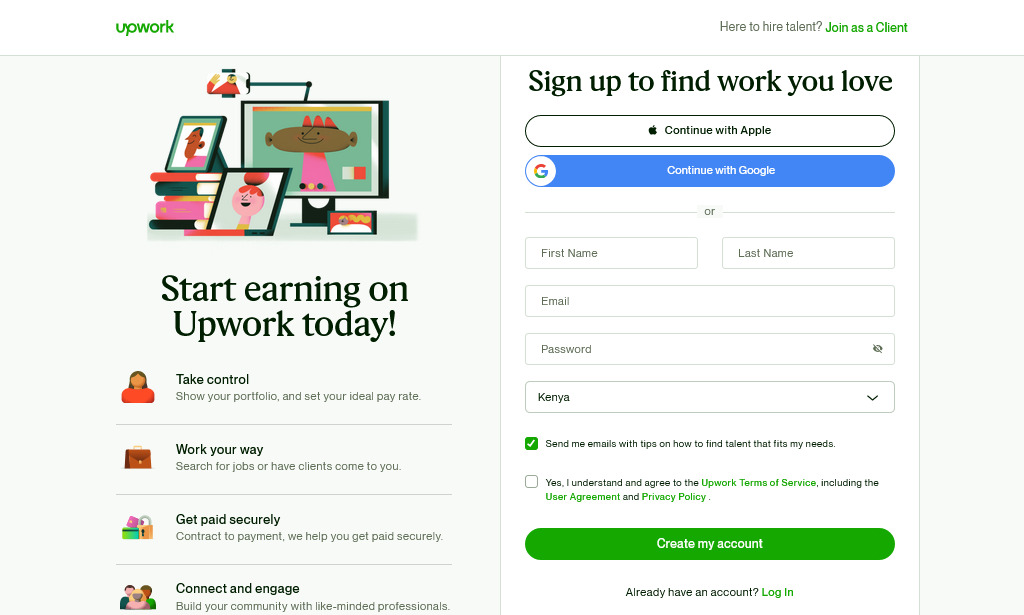 upwork details 